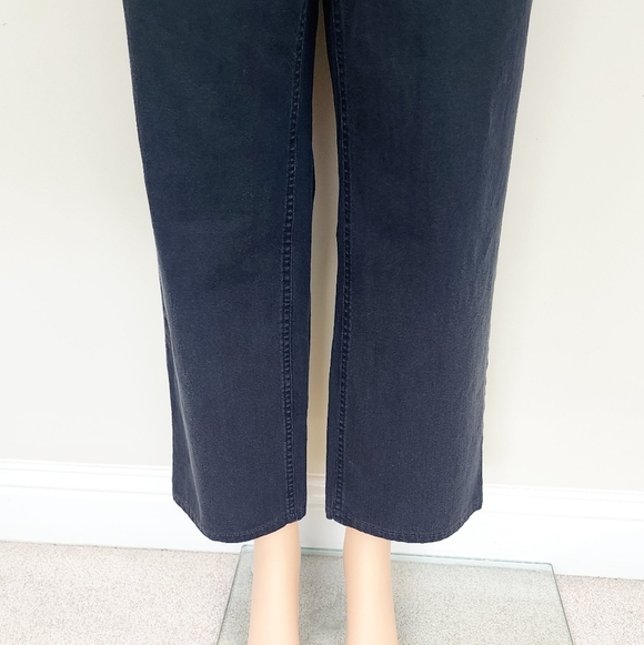 Talbots Stretch Wide Leg Black Jeans Pants - Picture 4 of 10